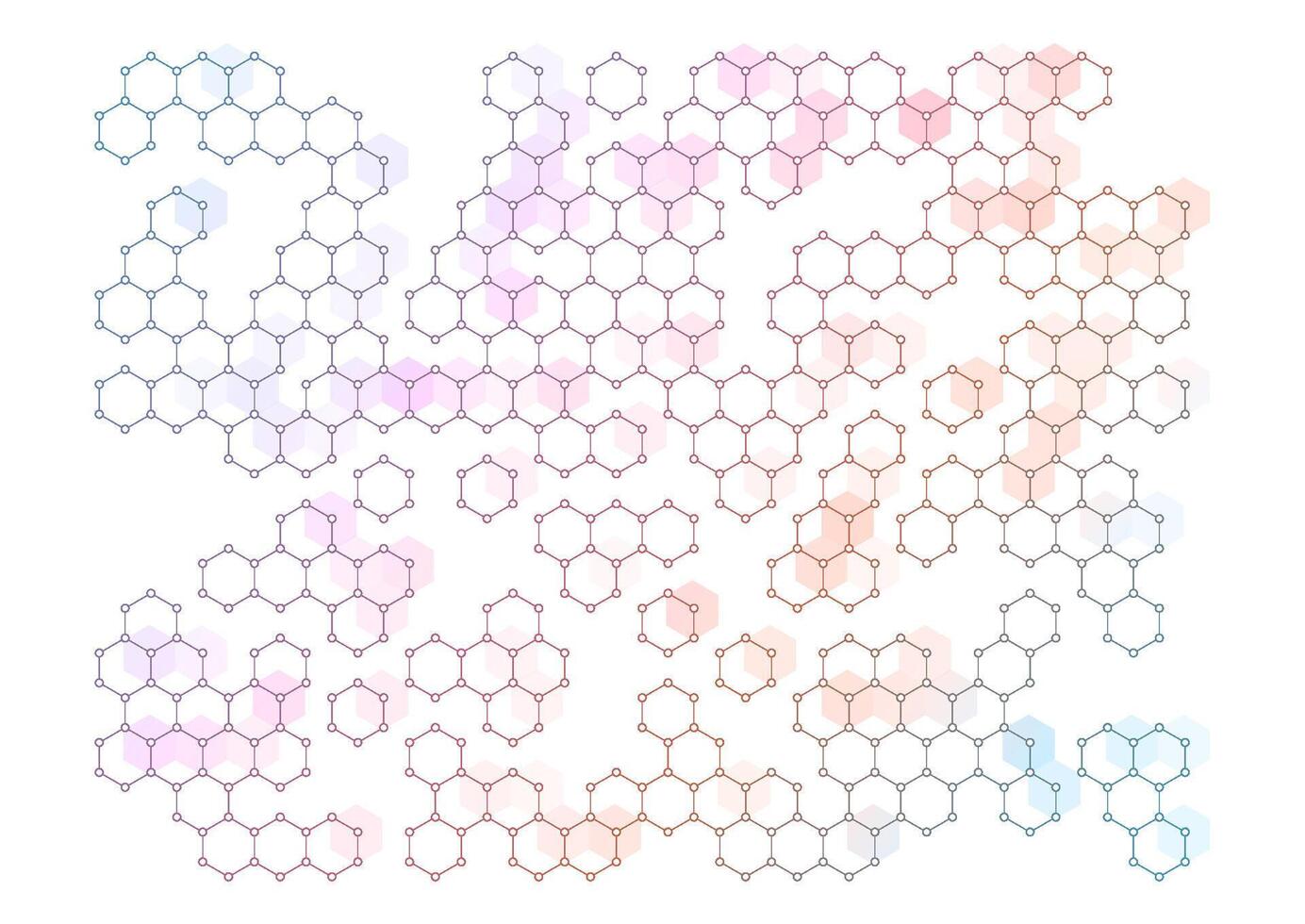 Abstract background with a pastel coloured grid design vector