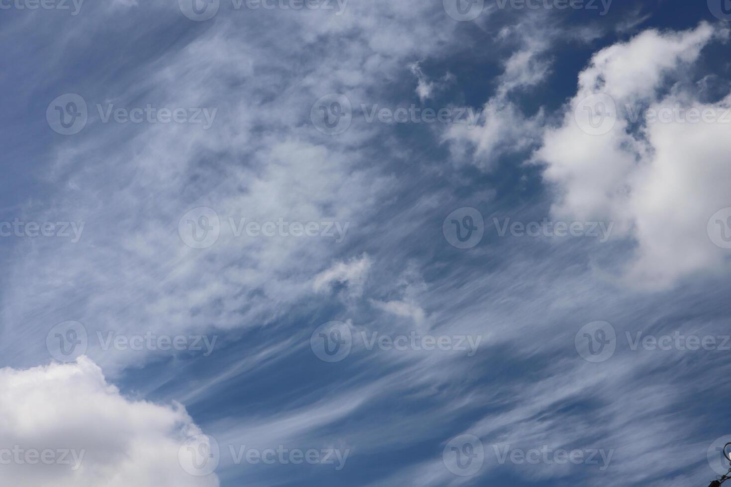 A kite flying in the sky with a cloud in the background photo