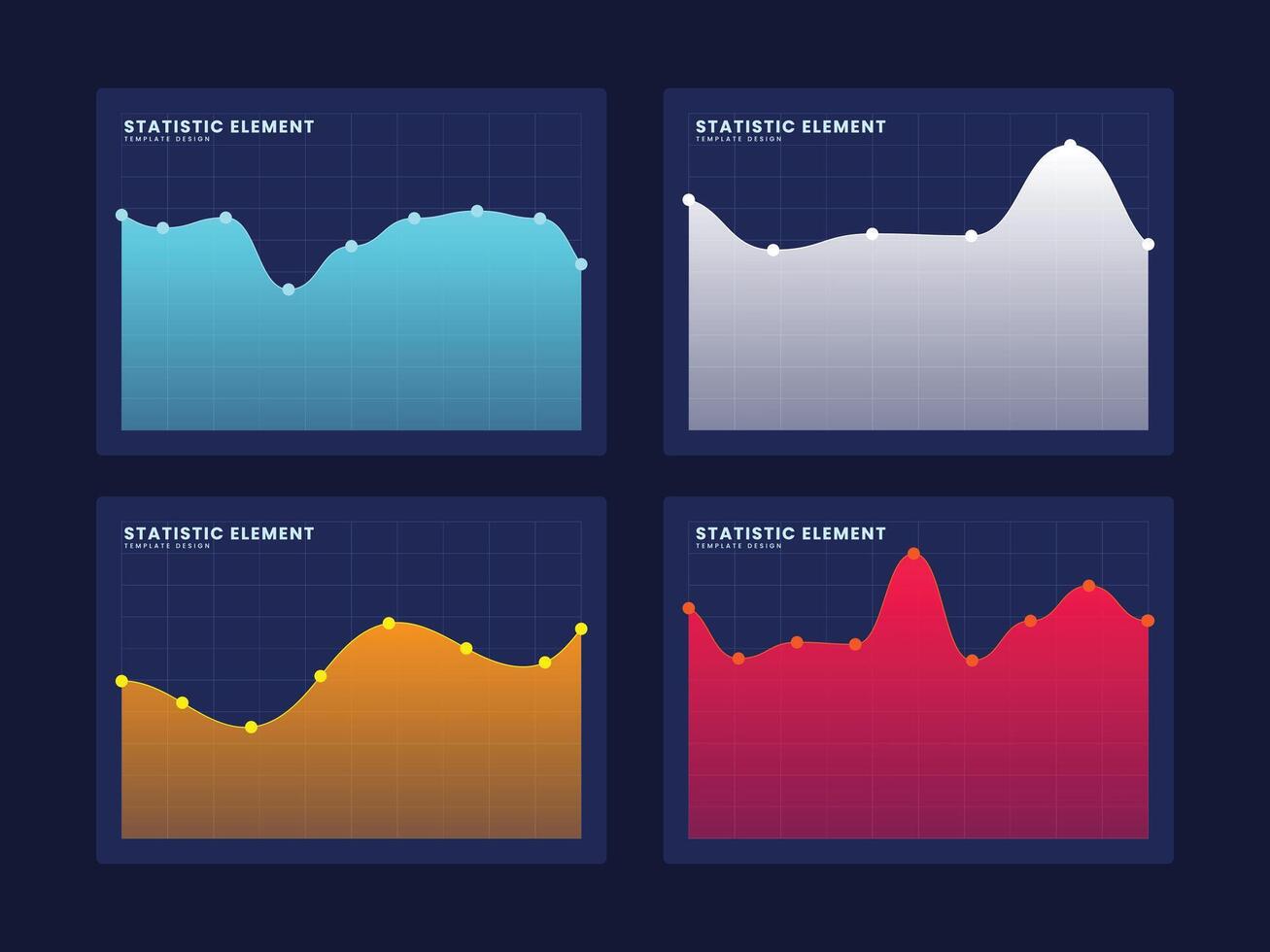 Analytics dashboard data graph set. Statistic infographic. business background vector