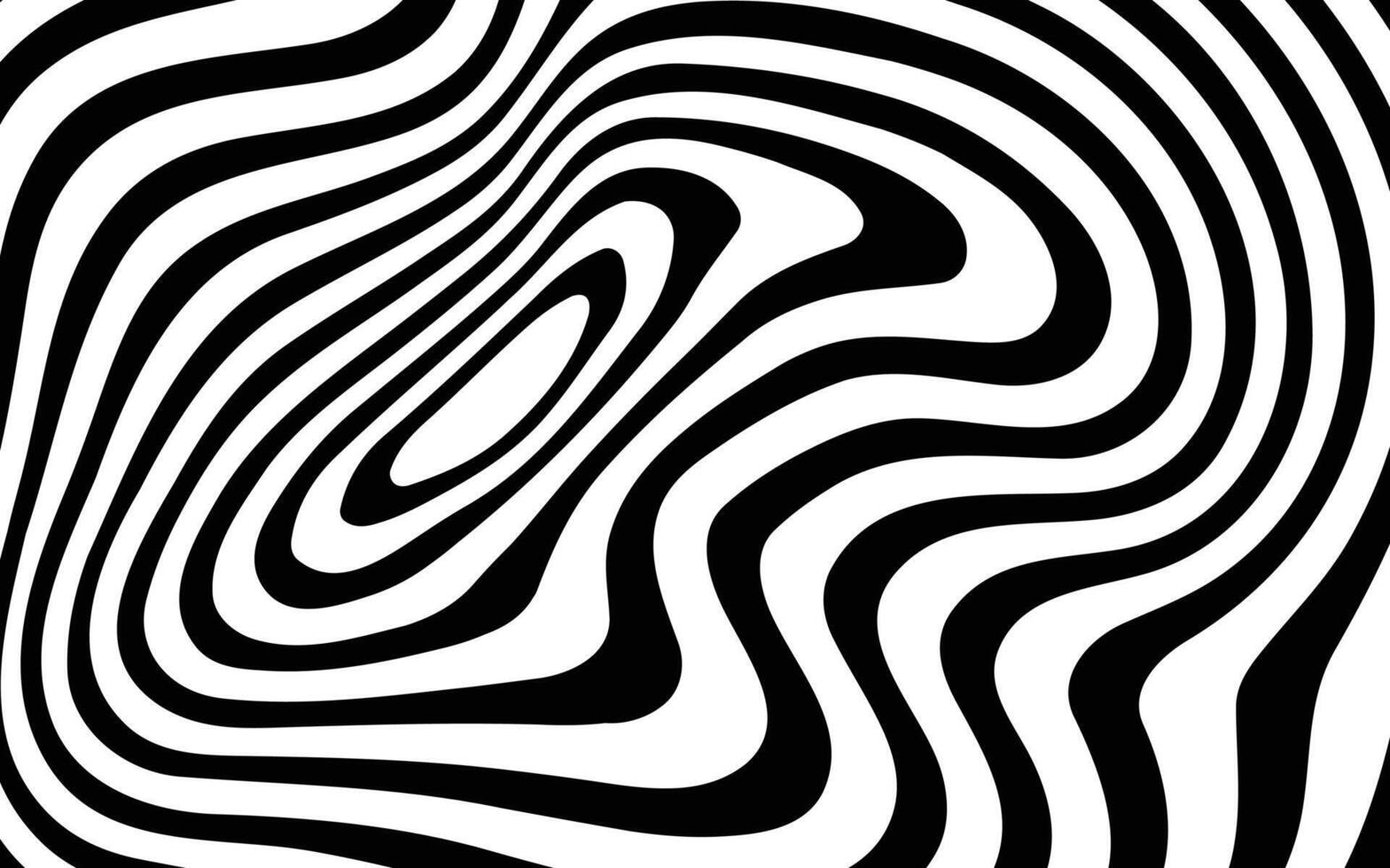 abstract liquid lines wavy background. Simple black and white texture vector