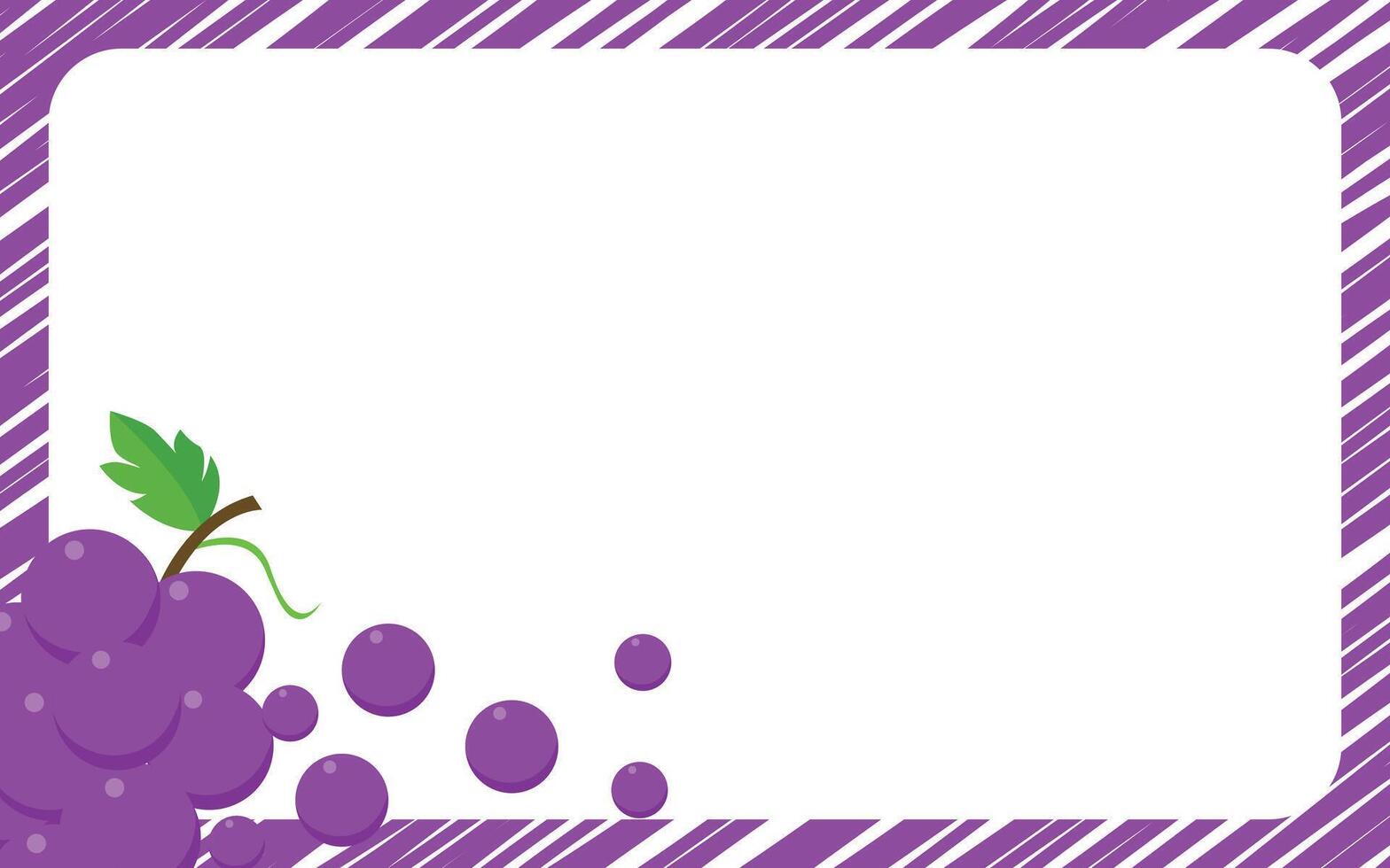 blueberry template background frame design. vector