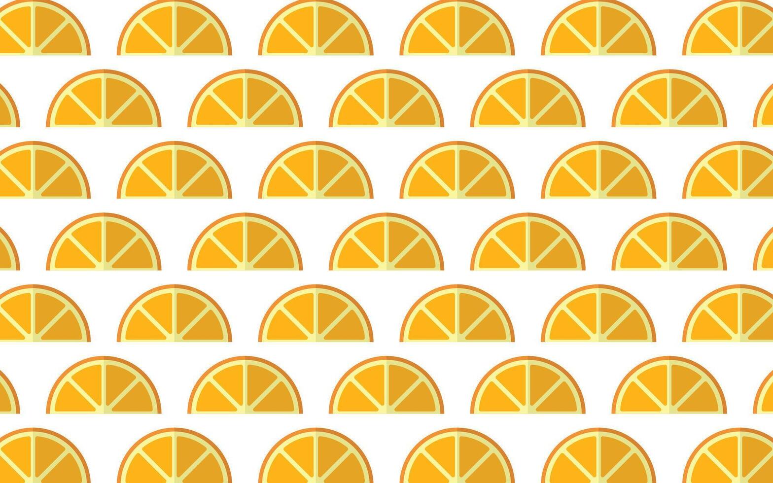 Orange pattern. Fruit background design . vector
