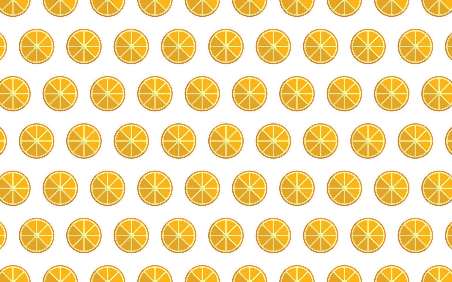 Citrus slice oranges fruit pattern background vector