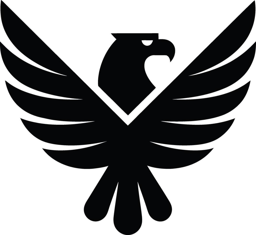Majestic eagle wings design graphic vector