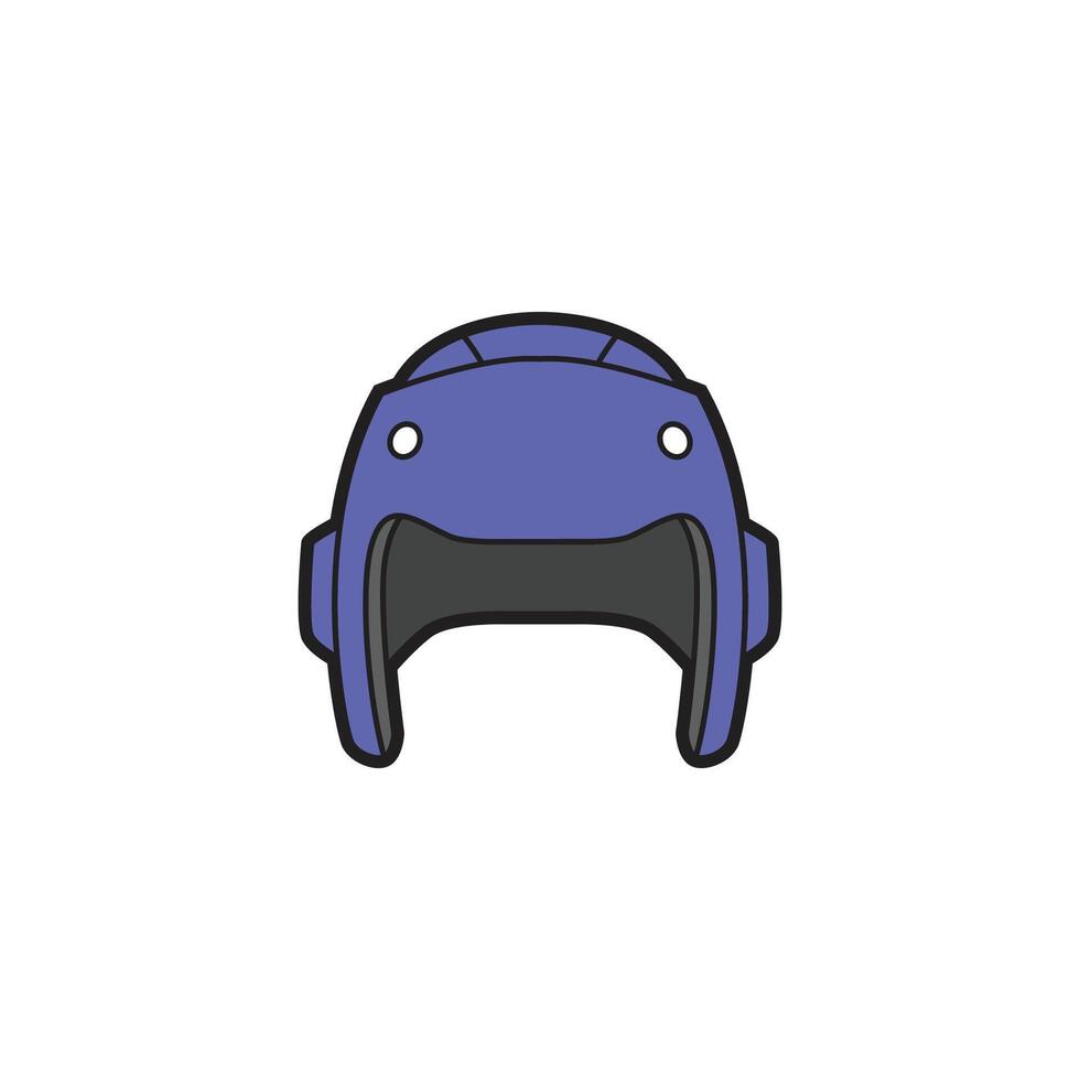A helmet icon on a white background vector