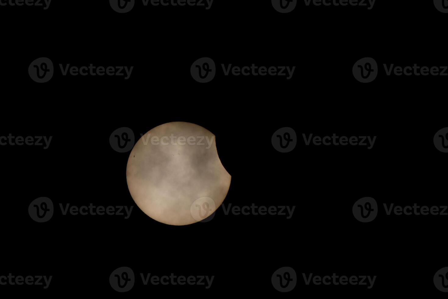 Partial Solar Eclipse in the Sky from Kollund DK in March 2025 photo