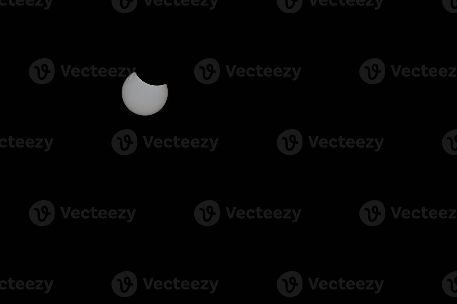 A Partial Solar Eclipse in the Sky from Kollund DK in March 2025 photo