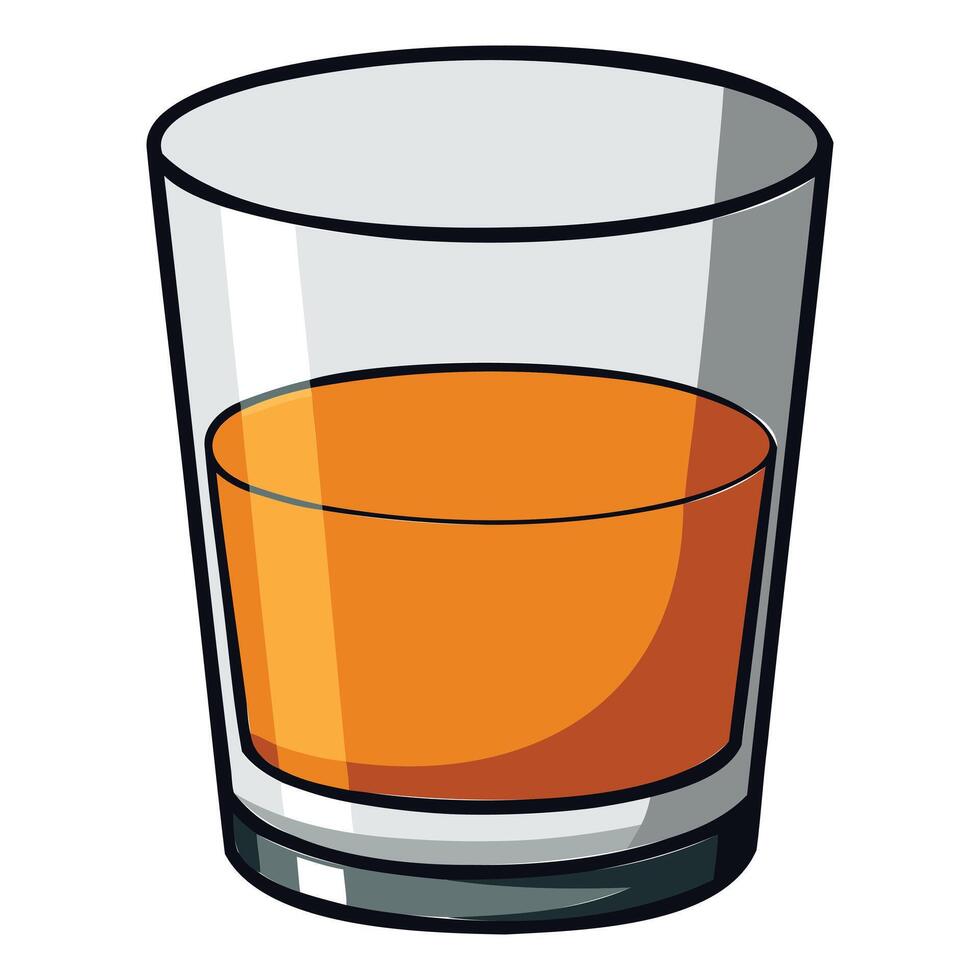 Whiskey Tumbler Icon Graphic Design vector