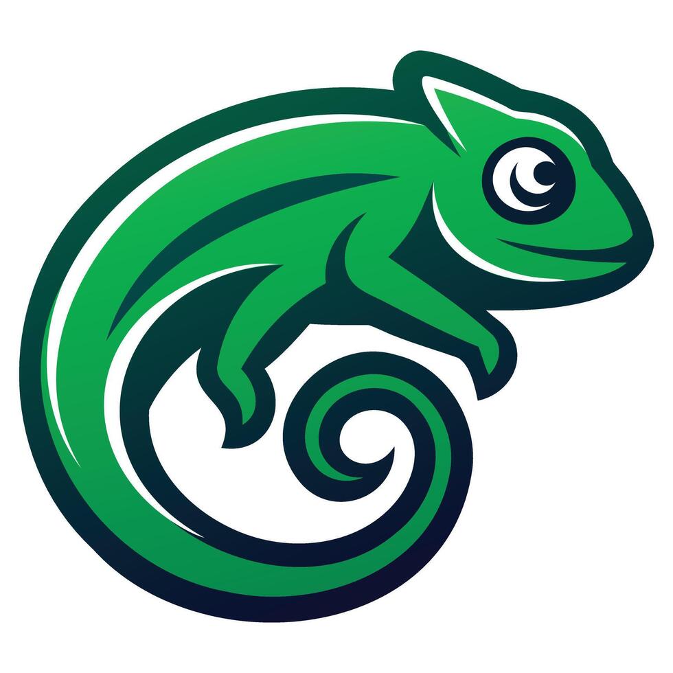 Color-Changing Reptile Graphics vector
