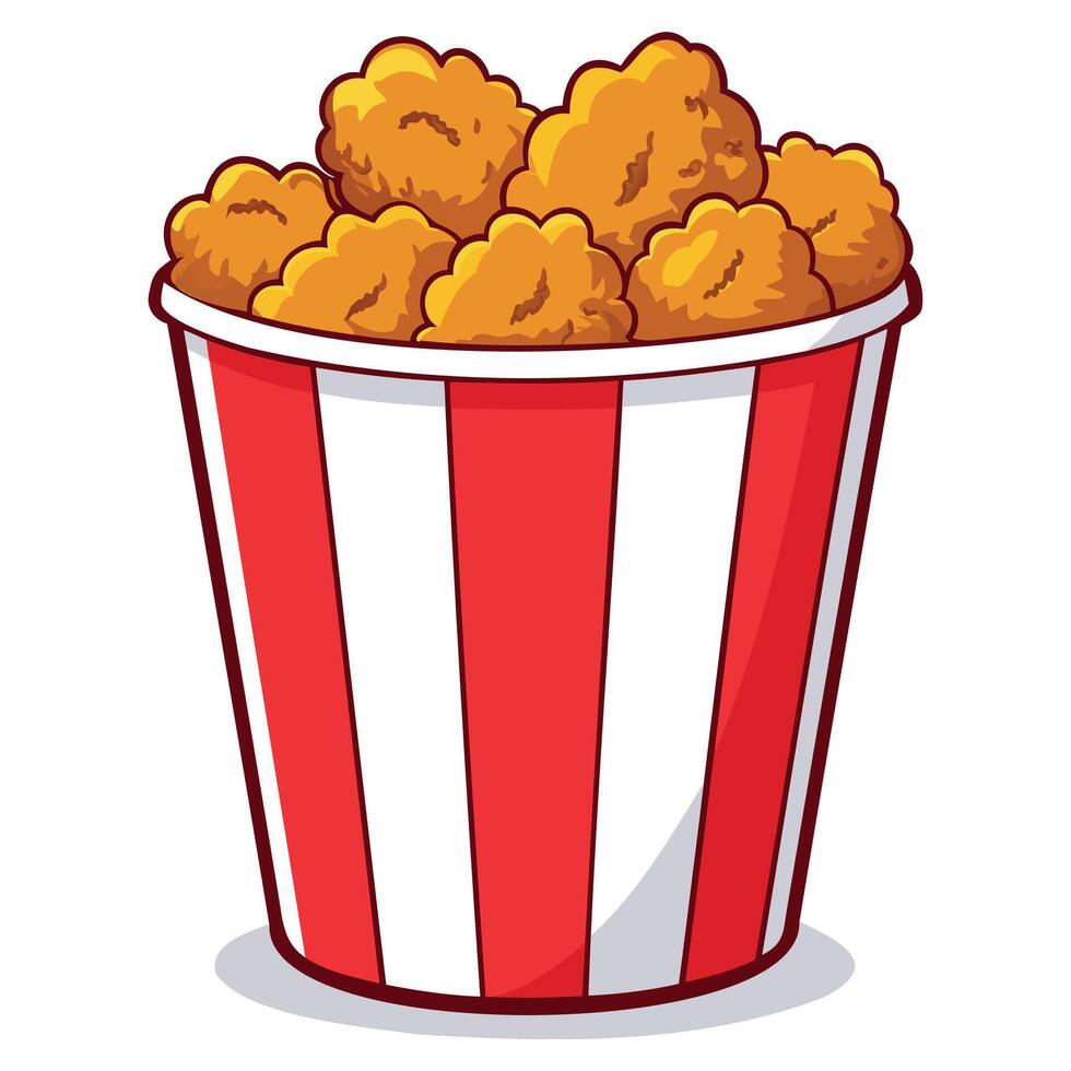 Crunchy Chicken Delight Art vector