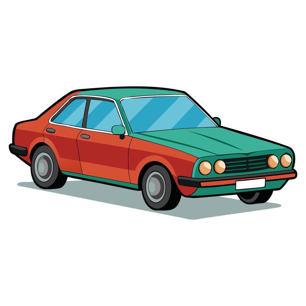 Custom Car Drawings vector