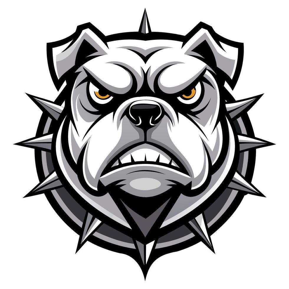 Loyal Bulldog Head Graphics vector
