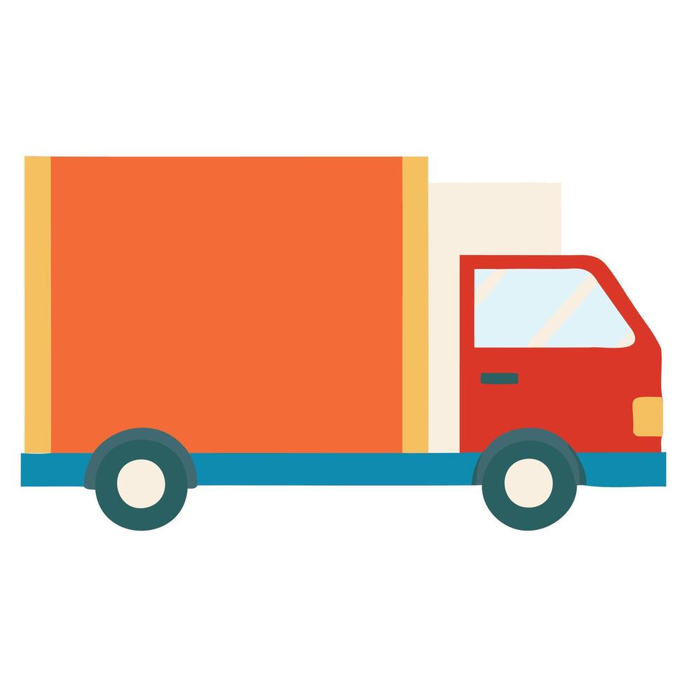 Logistics Lorry Designs vector