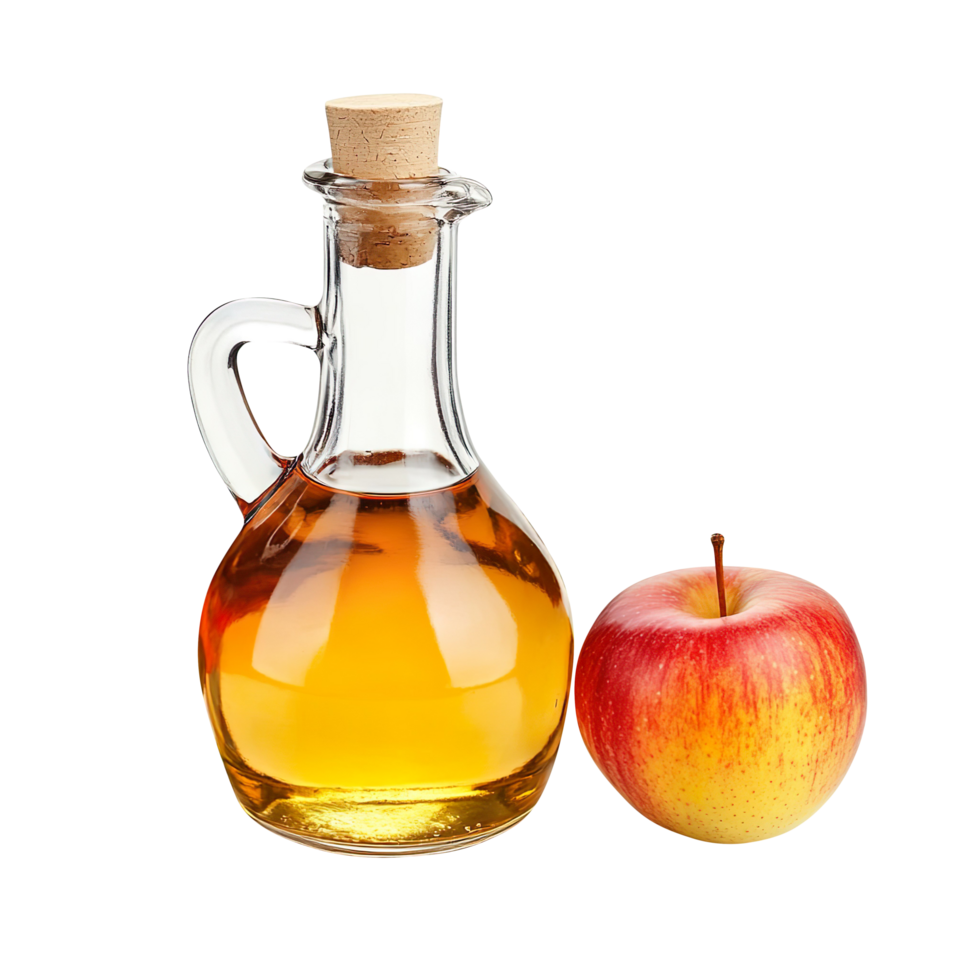 Apple vinegar isolated on a transparent background png