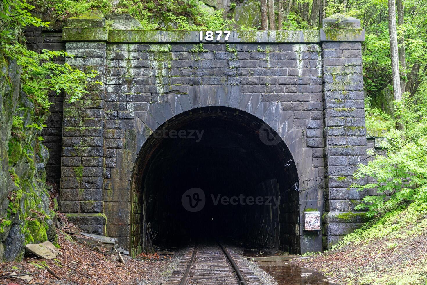 East Portal of the Historic Hoosac Tunnel in Western MA photo