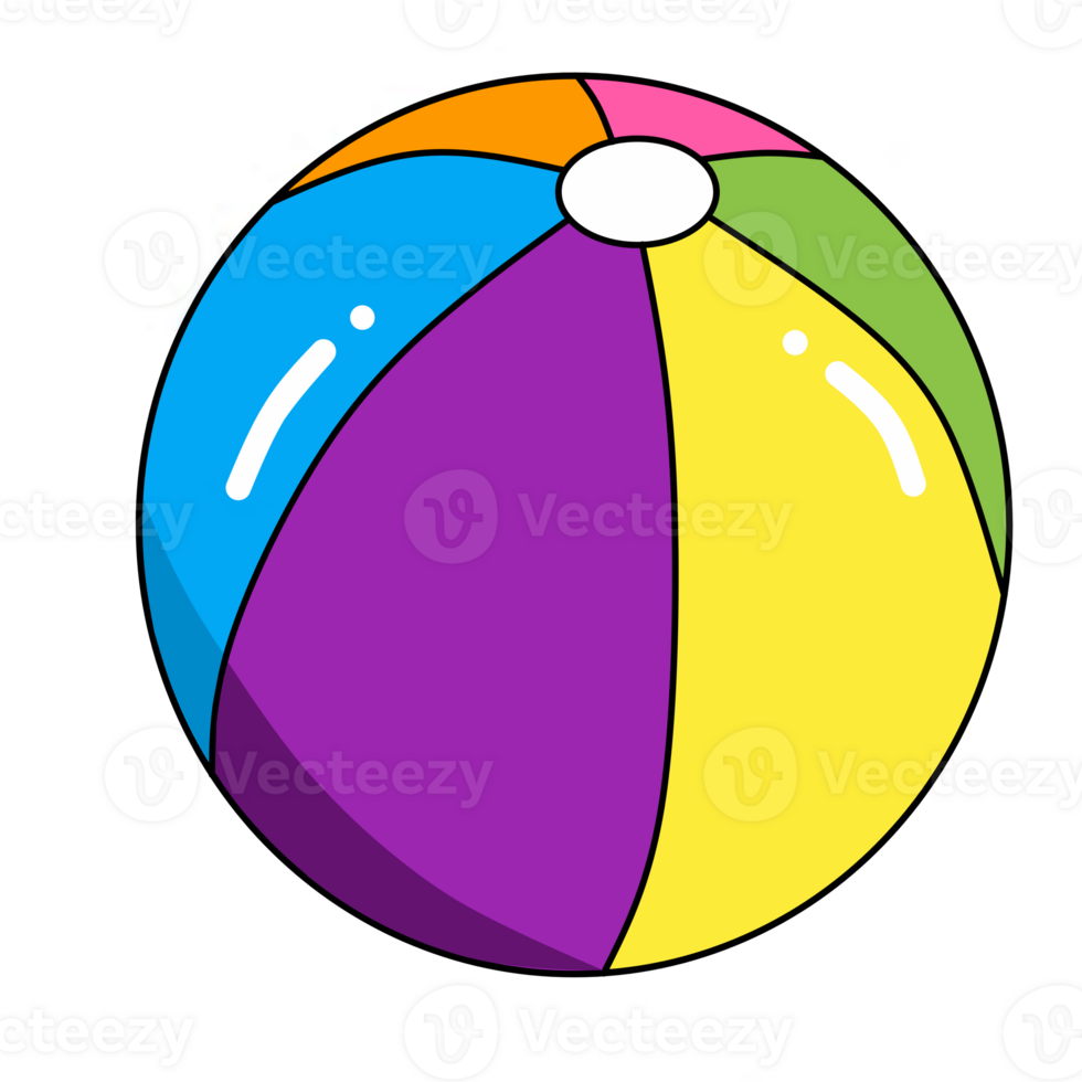 colorful beach ball png