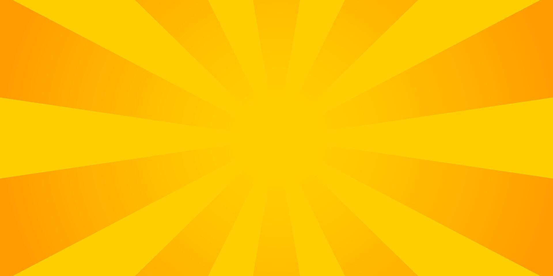 orange yellow ray light strip for background, abstract background, sun rays background for promotion banner, poster, greeting card, social media vector
