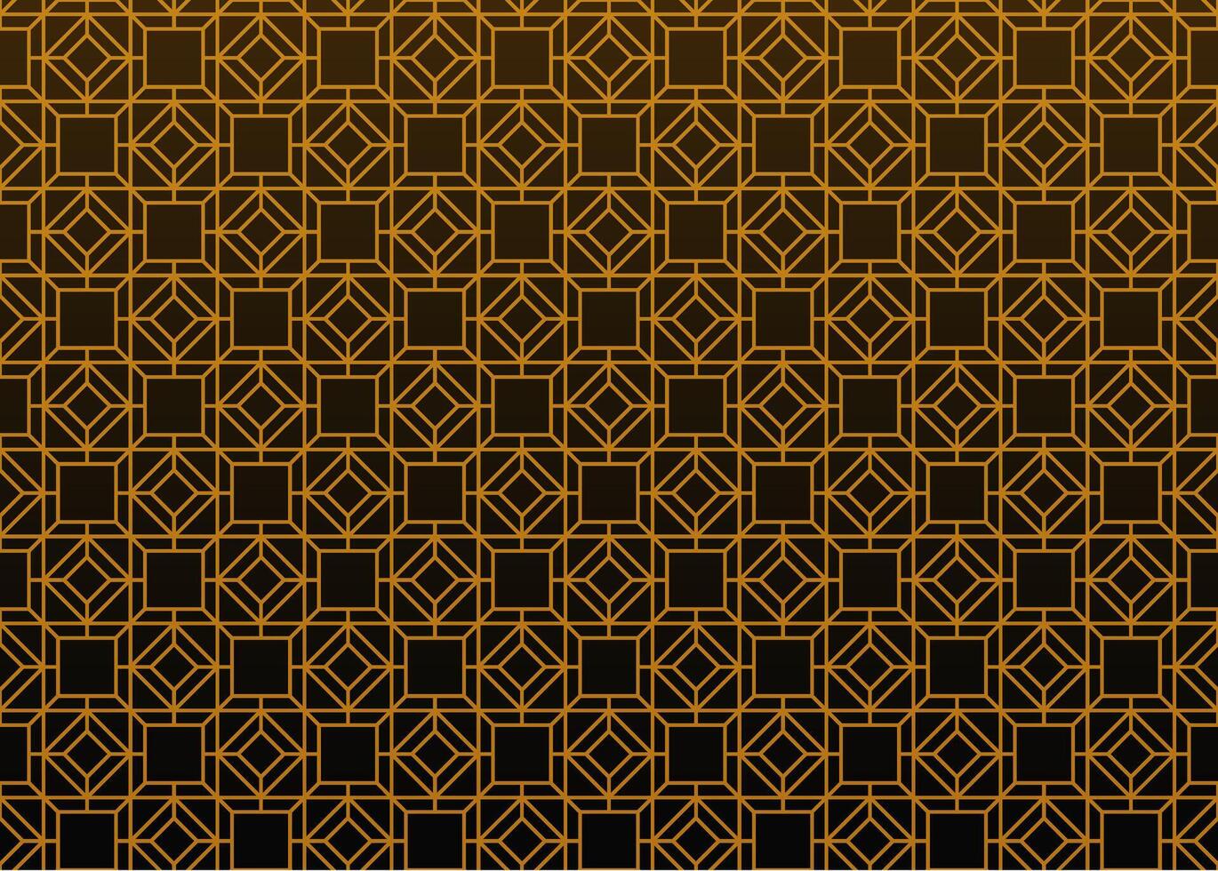 Art Deco gold seamless pattern with geometric motifs, a luxurious vintage golden background for elegant designs. vector