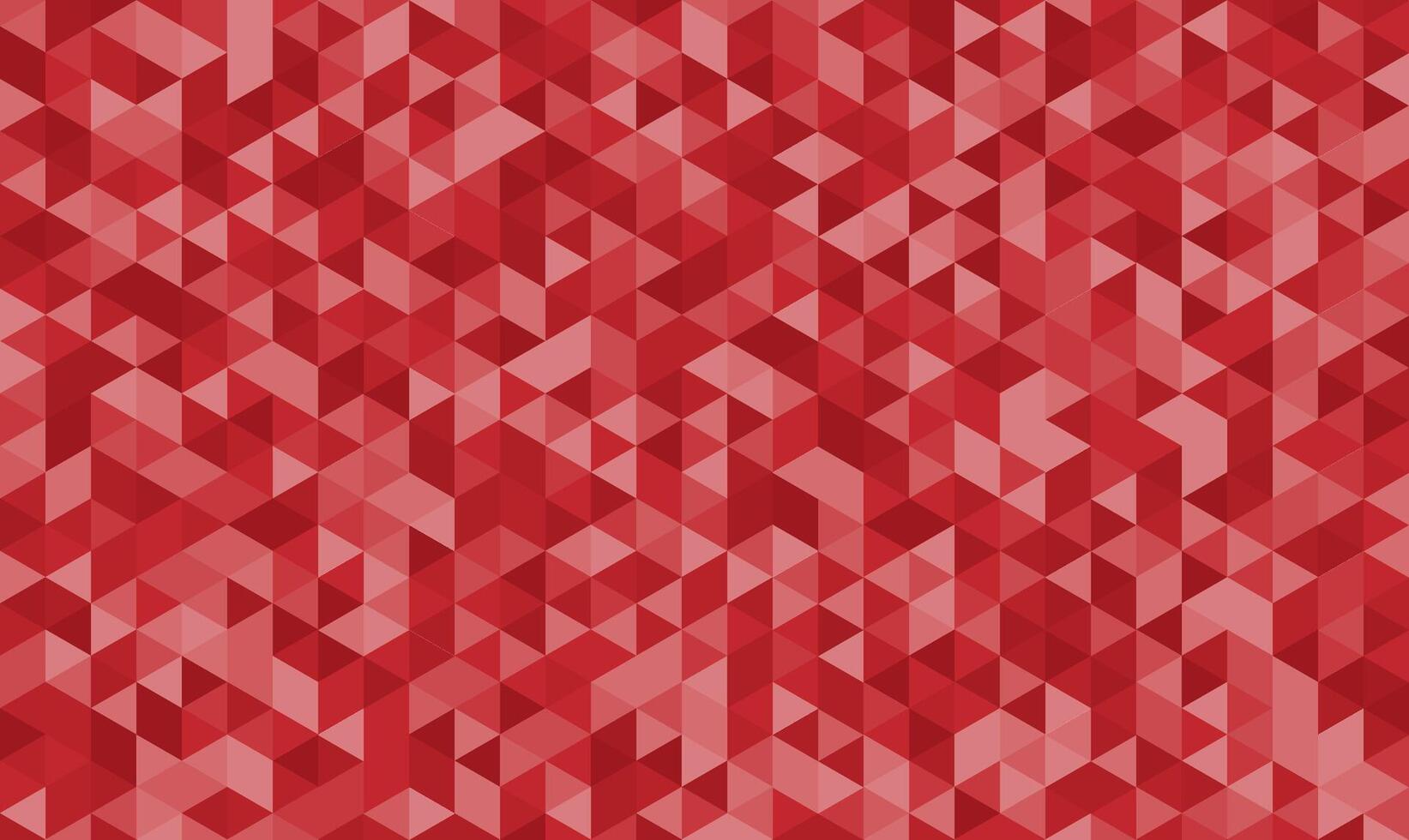 Abstract red polygonal mosaic background featuring triangular low poly shapes and geometric origami patterns vector