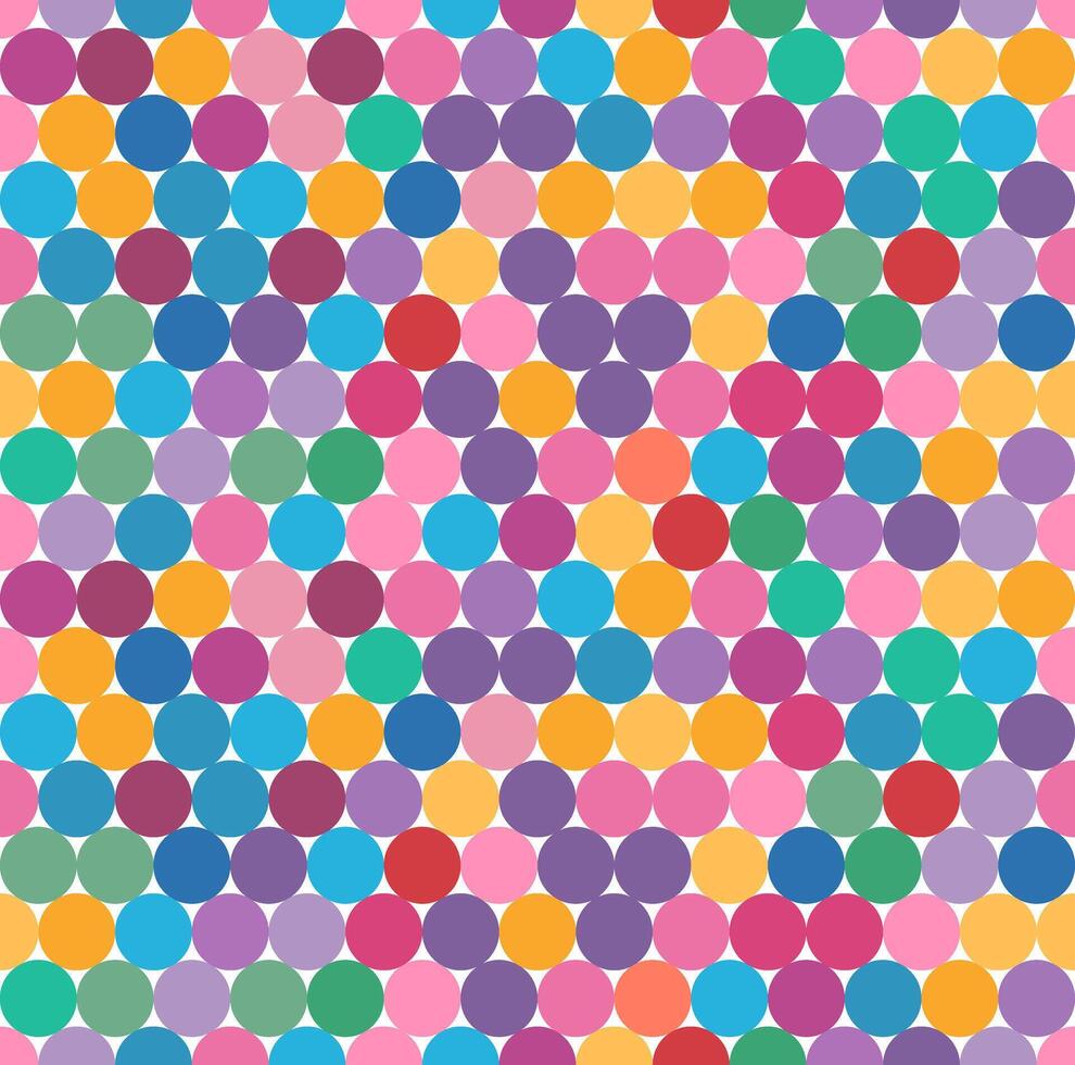Abstract circles pattern background featuring vibrant geometric shapes for fabric and surface designs vector