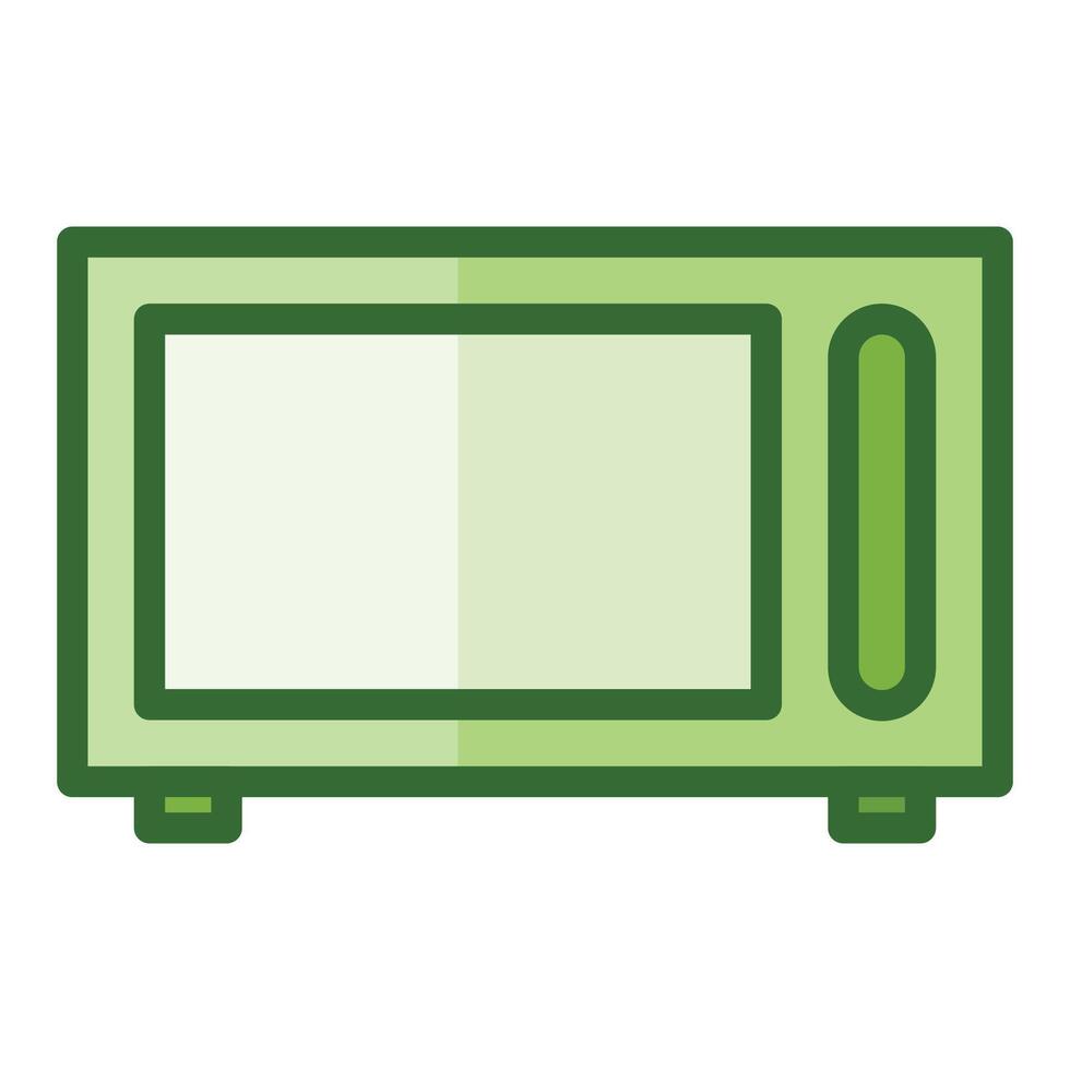 Microwave oven icon on white background vector