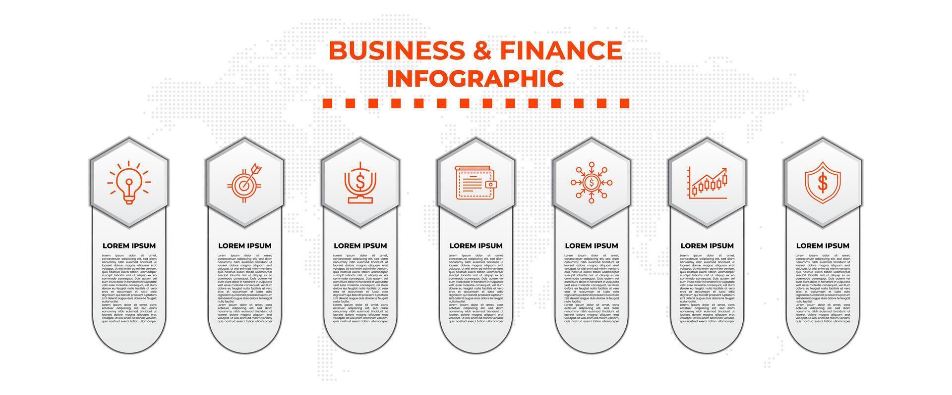 Trending abstract infographic design. Business and finance infographic template. Infographic template art for business and finance. Info graph template design used for business and finance vector