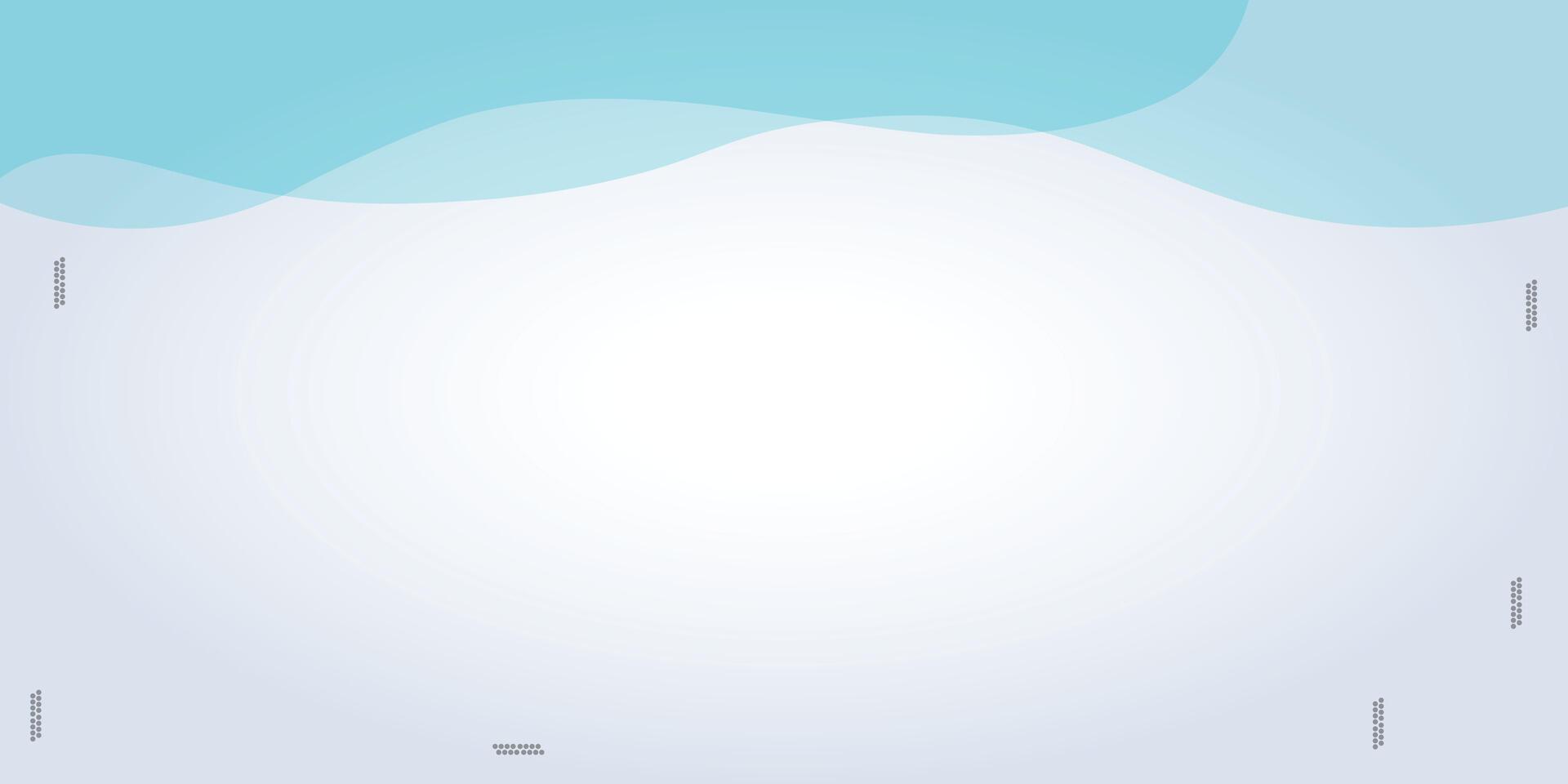 Blue wavey banner for social media template background vector
