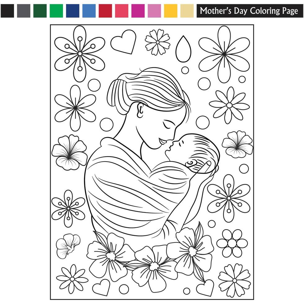 drawing and coloring vector