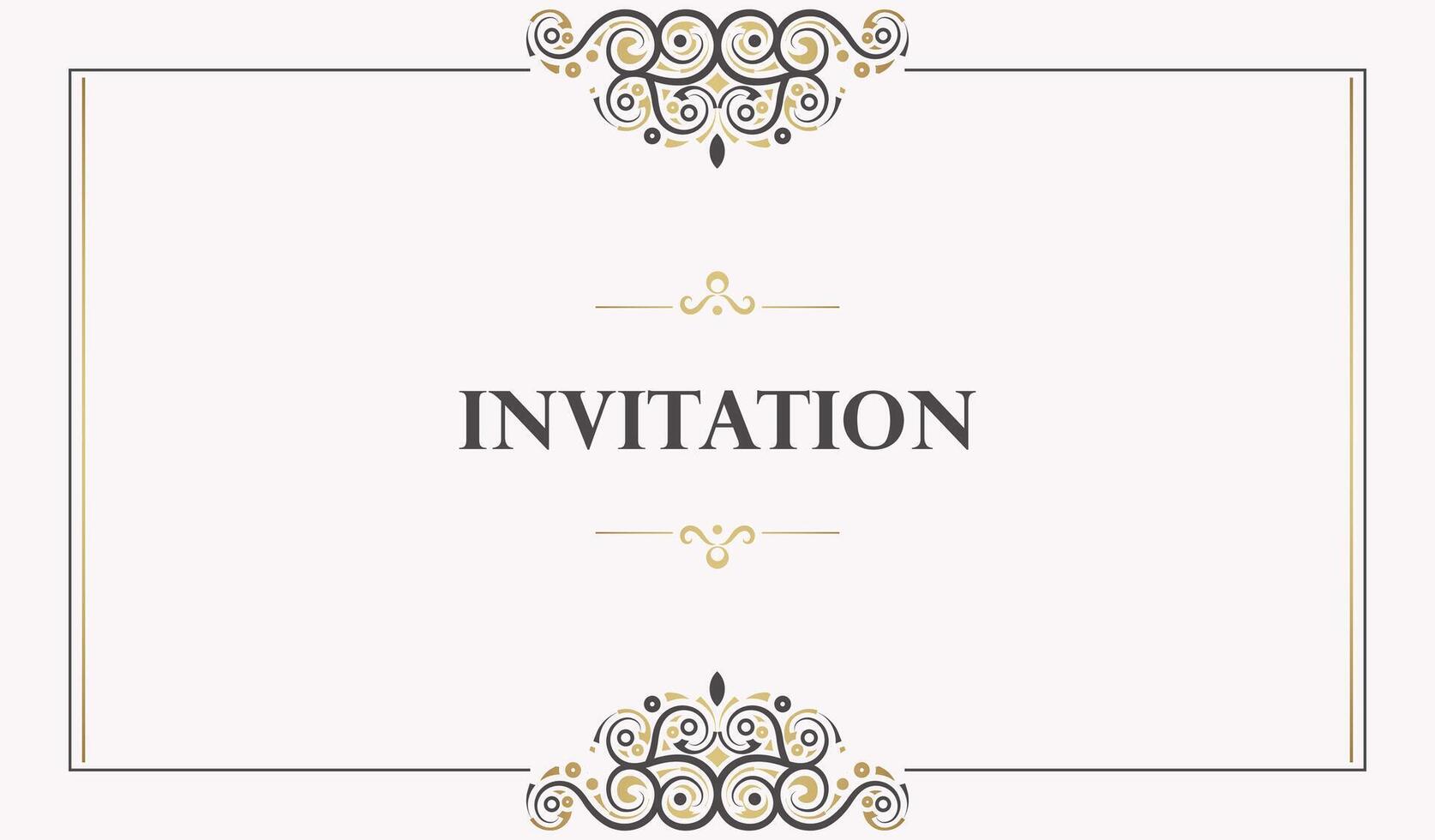 invitation background style ornamental pattern. vector