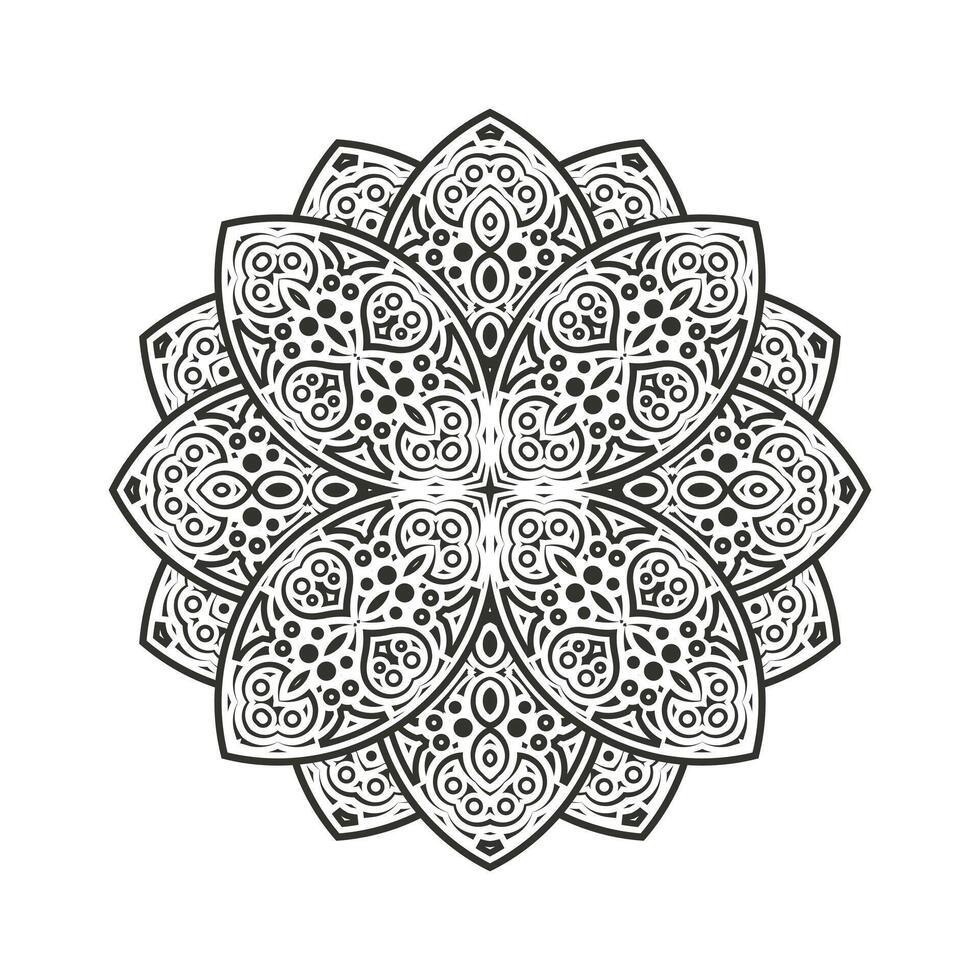 Mandala background design. vector