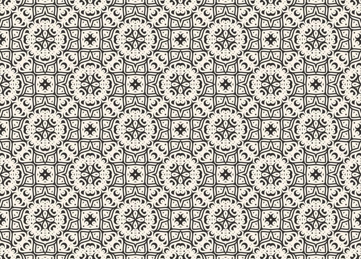 Decorative art Pattern with Geometric Element vector