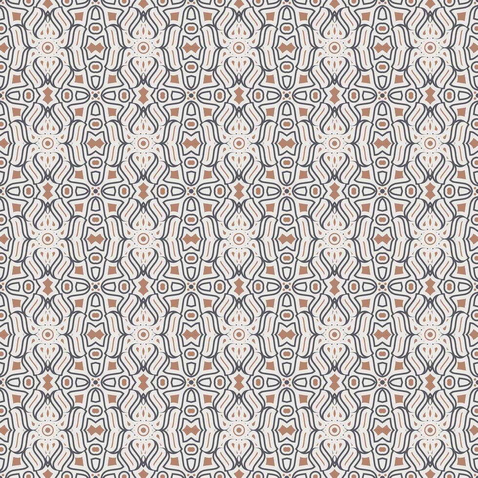 Elegant Style Abstract Floral Shape Repeat Pattern vector