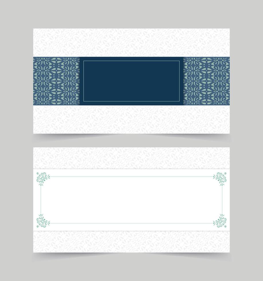 classic ornament line pattern card design vector