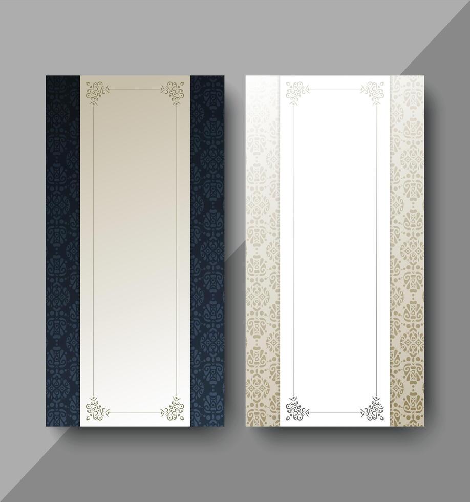 modern ornament pattern card design vector