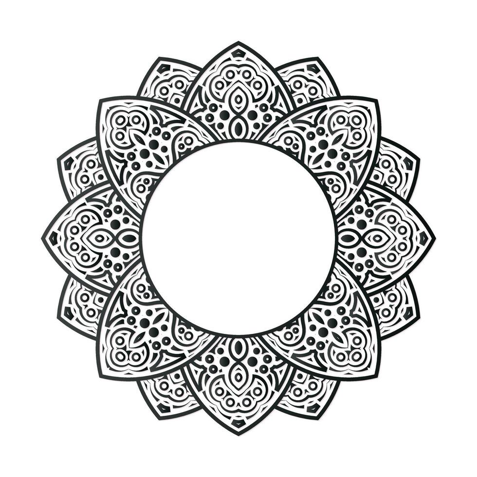 decorative circle lines border background. vector
