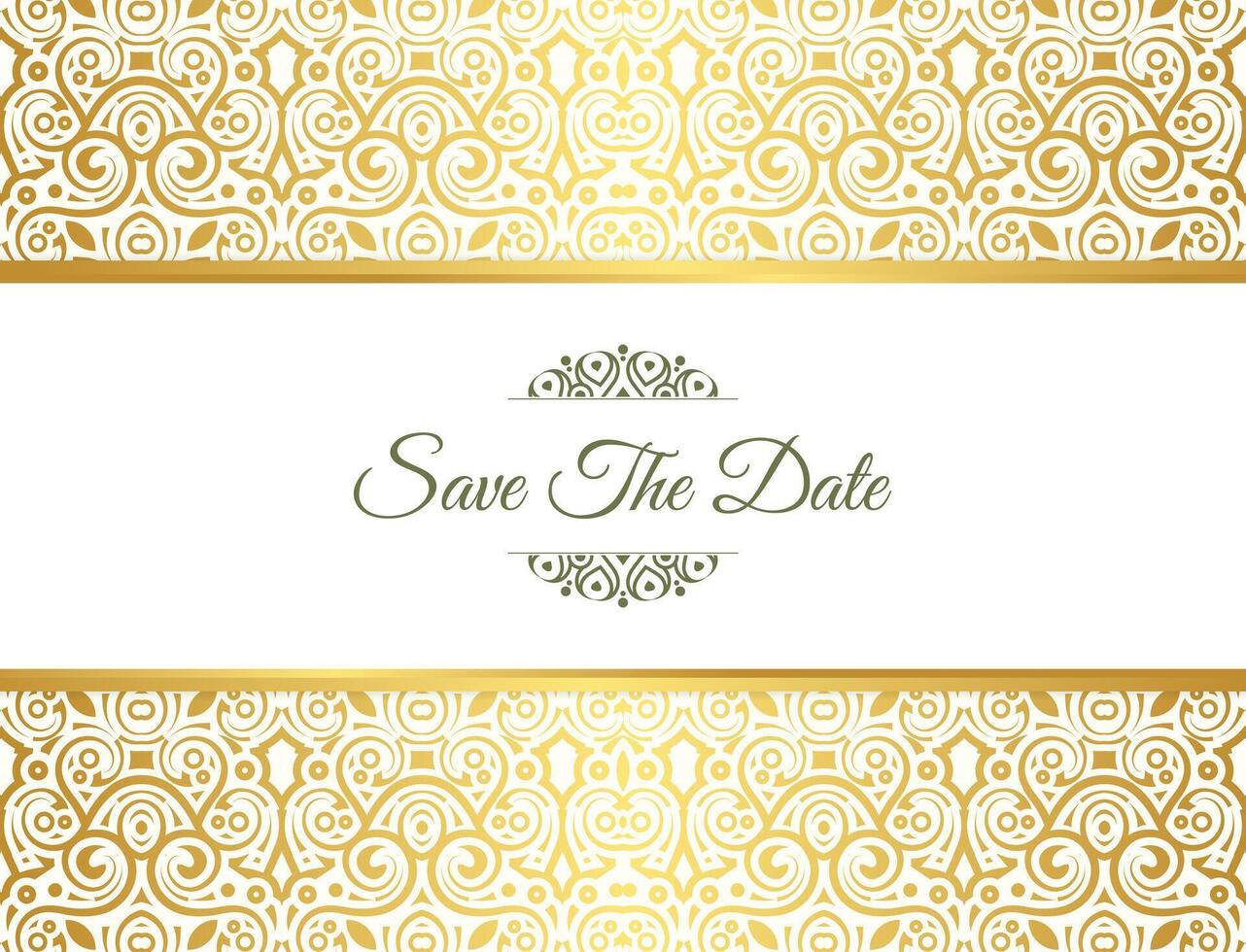 luxury invitation background style ornamental pattern. vector