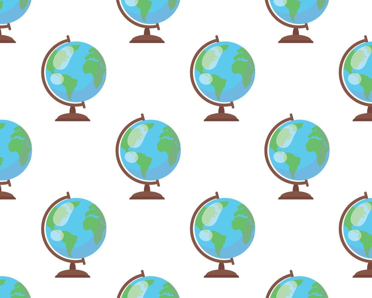 Pattern of table globes. illustration vector