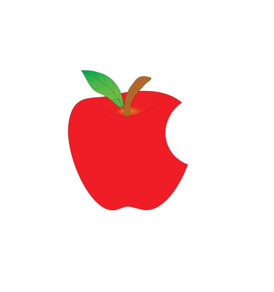 Apple logo design vector
