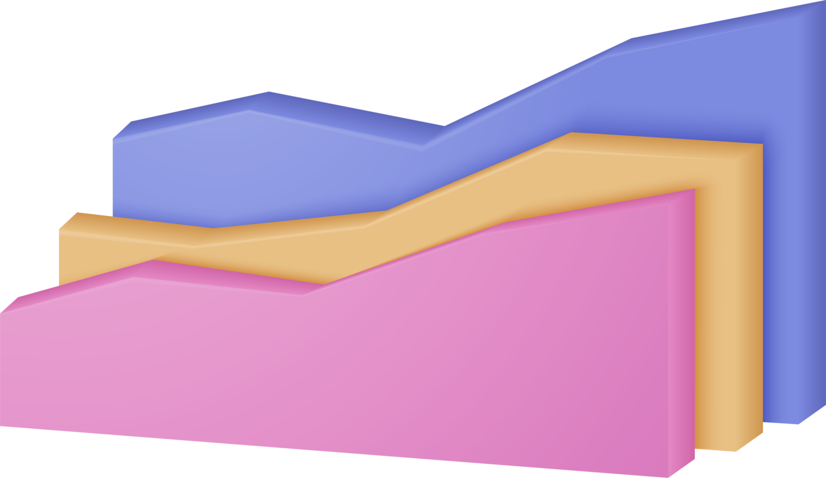 A graph chart with a blue and pink bar png