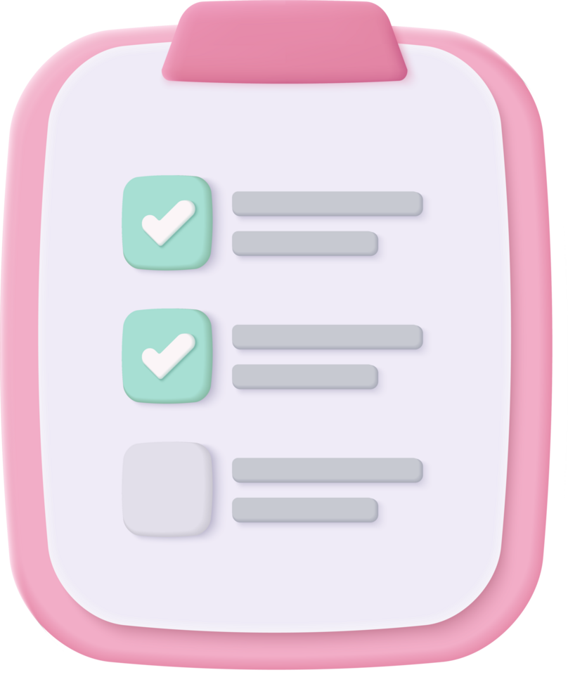 White clipboard task management todo check list, efficient work on project plan, assignment and exam, productivity solution png