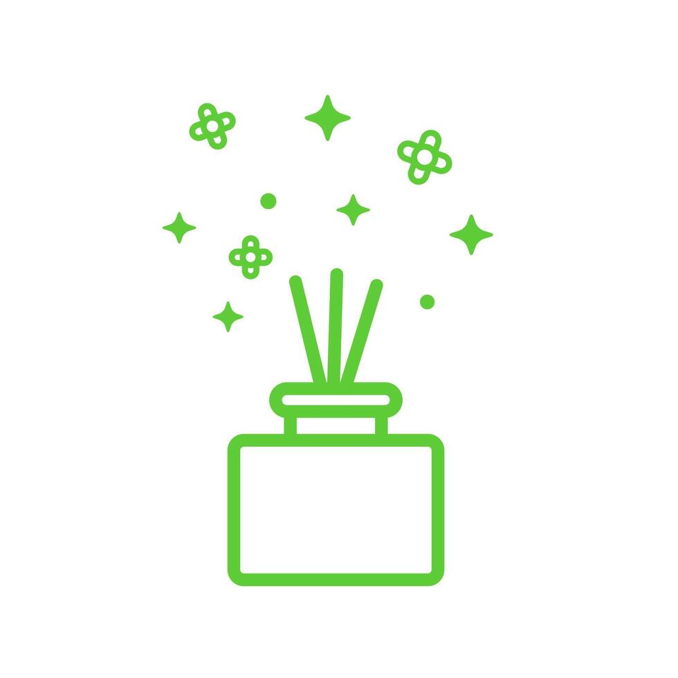 Relaxing scent icon. Isolated on white background vector