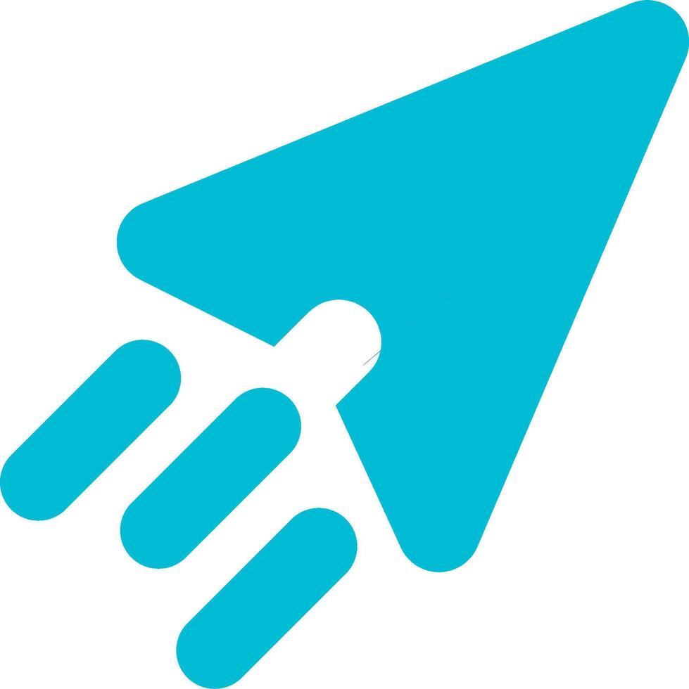 Send message. paper plane blue icon sign symbol design. Airplane Line Share. Fit for social media marketing sharing information vector