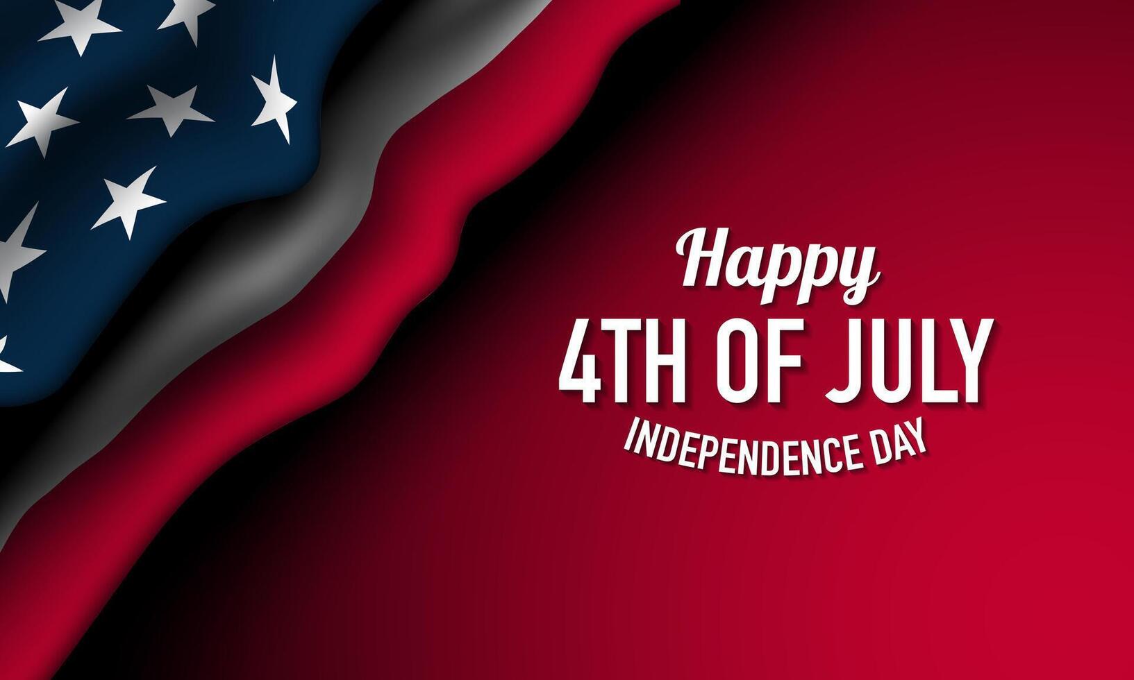 American 4th of July Independence Day Background Design. vector