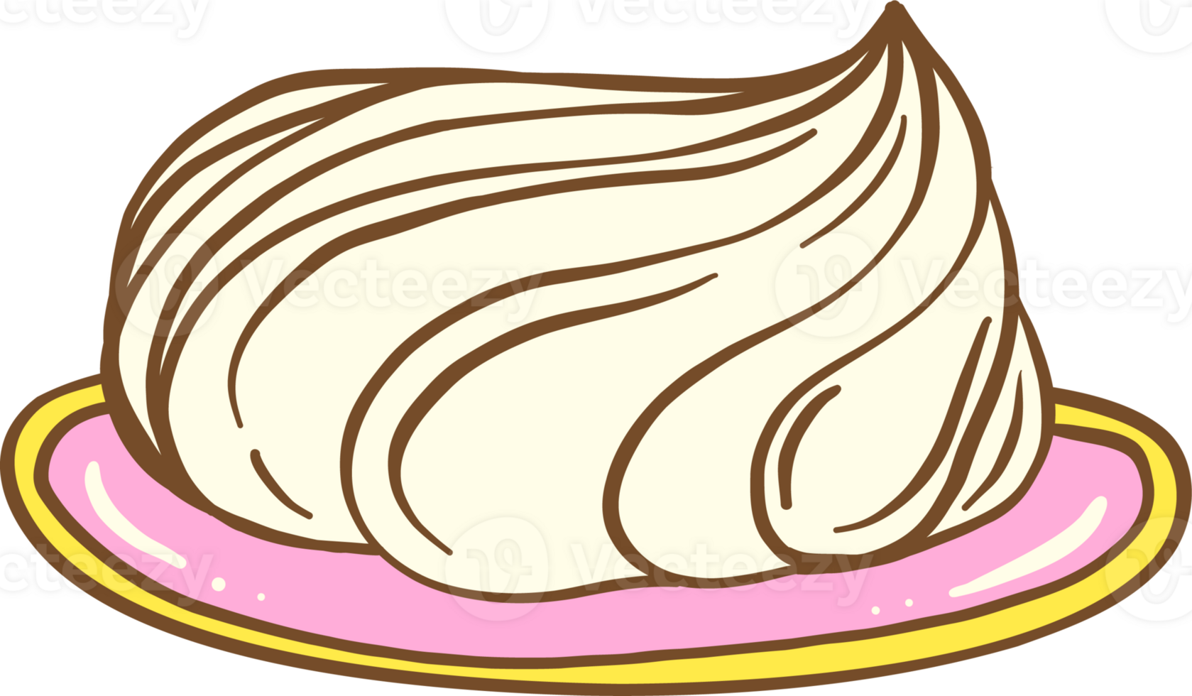 Cute Australia Sweet Pavlova Doodle png