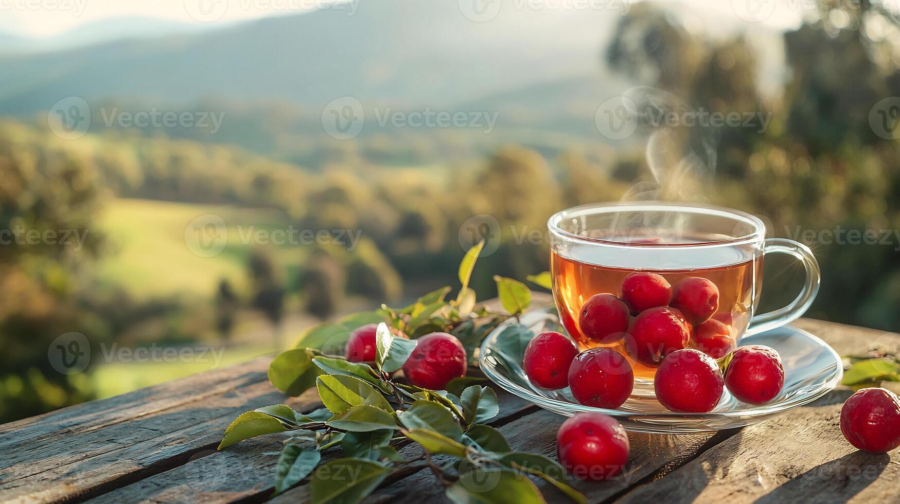 Cranberry tea is a great way to boost your immune system photo