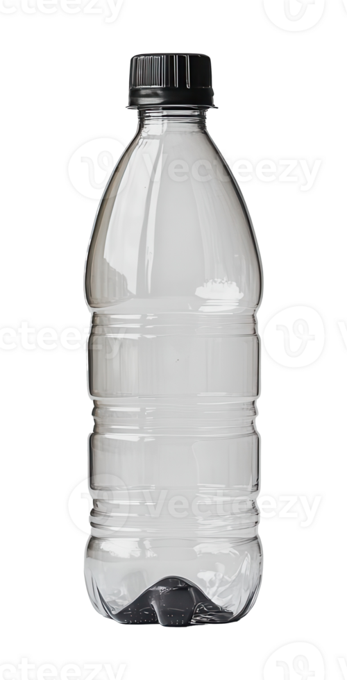 Empty Transparent Plastic Water Bottle Image with Lid png