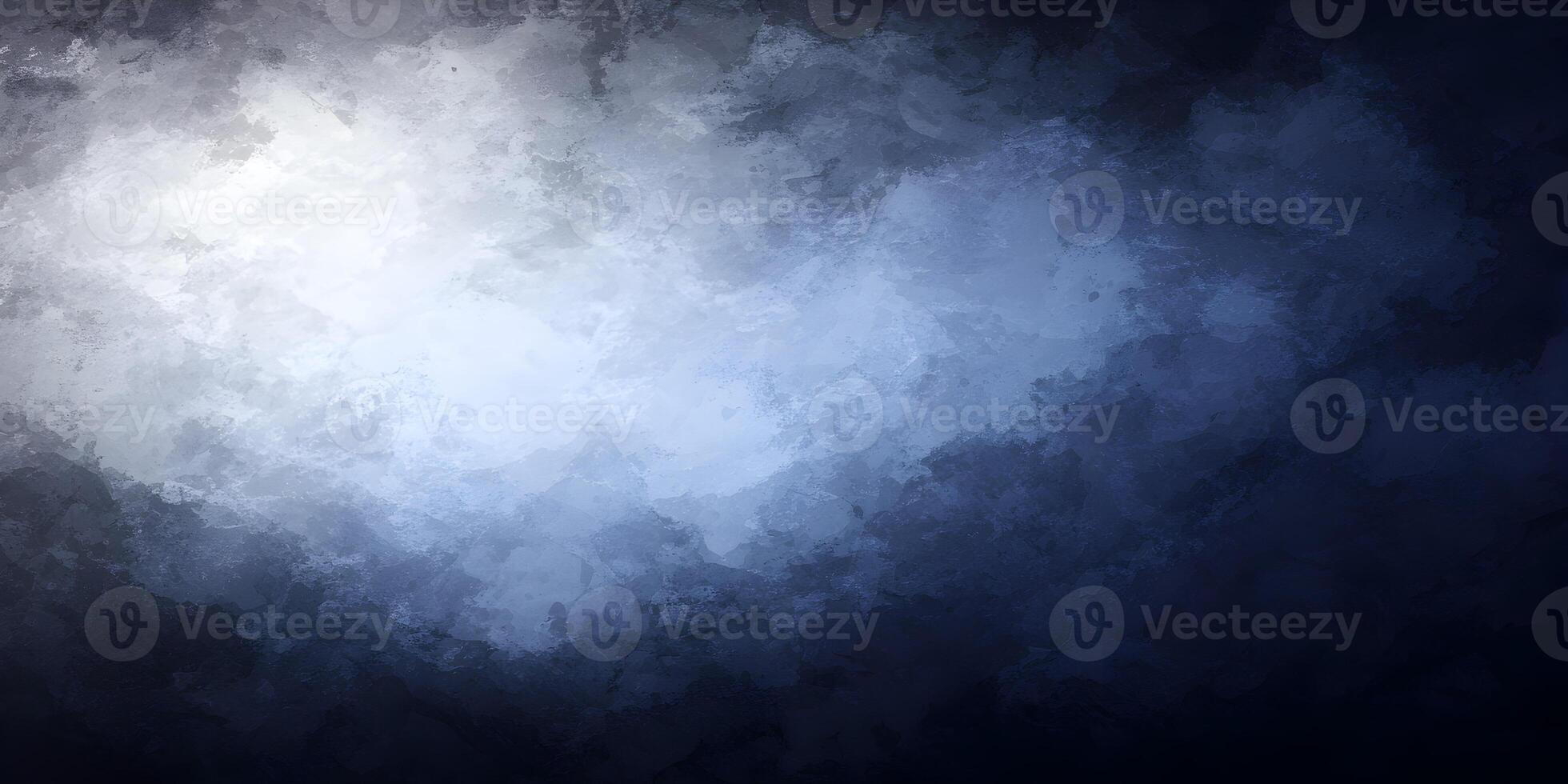 Abstract Blue Texture Background Grunge Style Dark Shades Light Center photo
