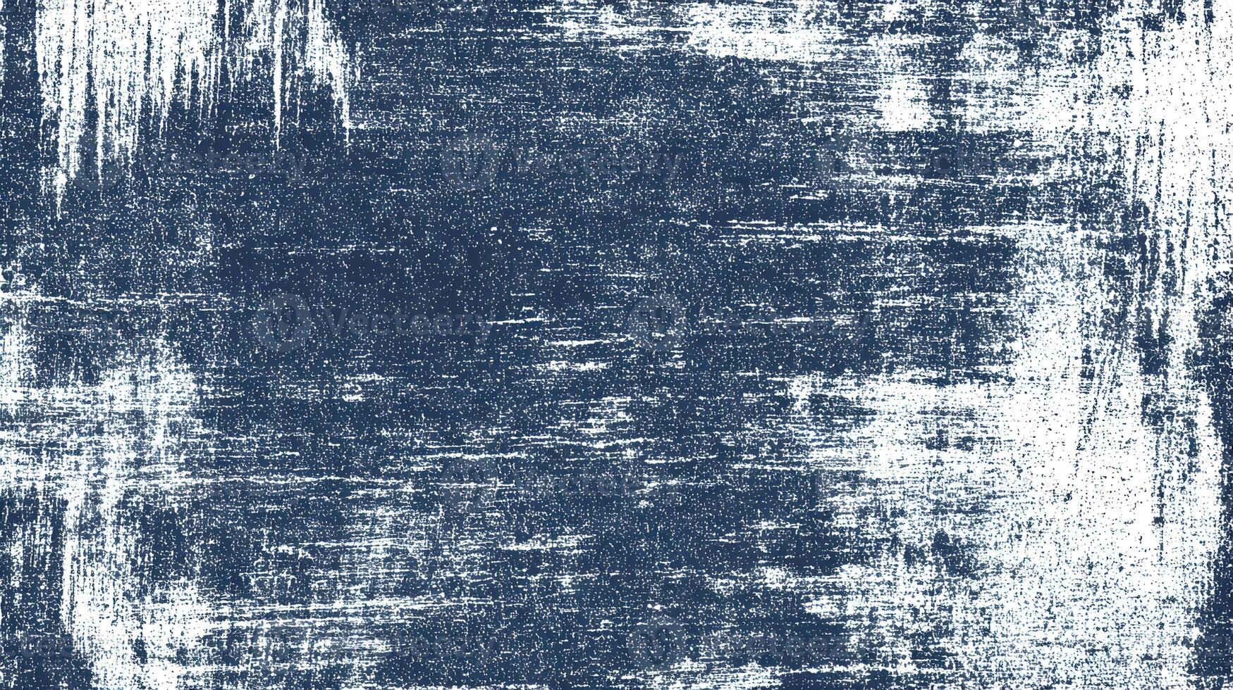 Dark Blue and White Grunge Texture Background Distressed Overlay Scratched Surface photo