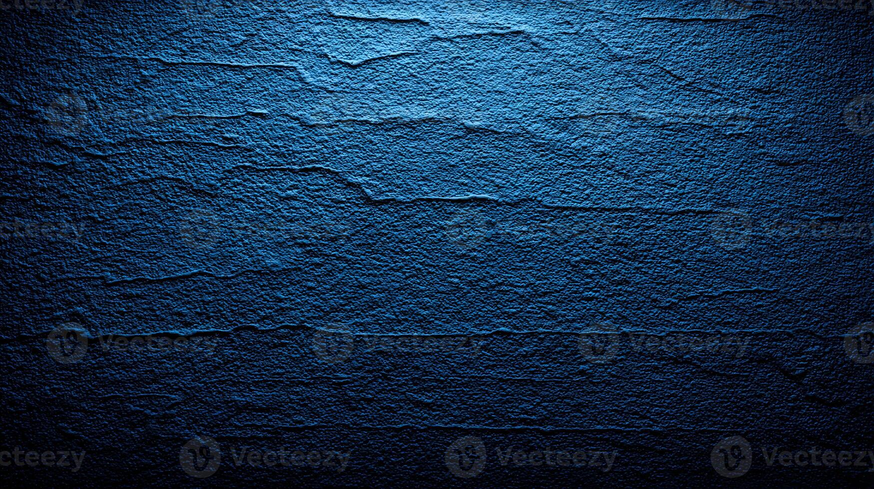 Dark Blue Textured Background Rough Surface Wall Pattern photo
