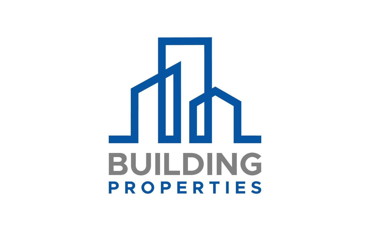 Building logo design vector